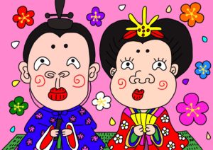ひな祭りのイラスト